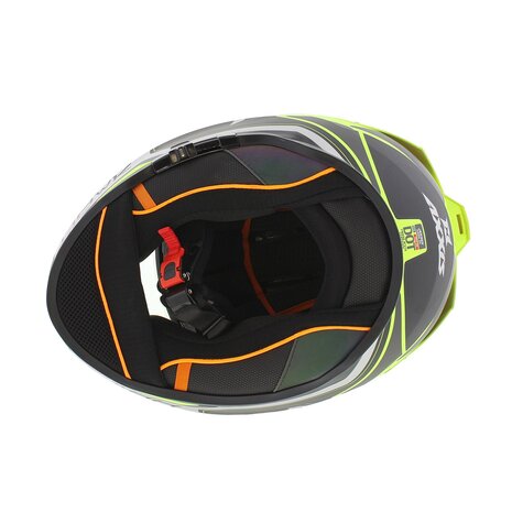 Axxis Hawk SV Integraal helm Judge B3 mat geel zilver zwart