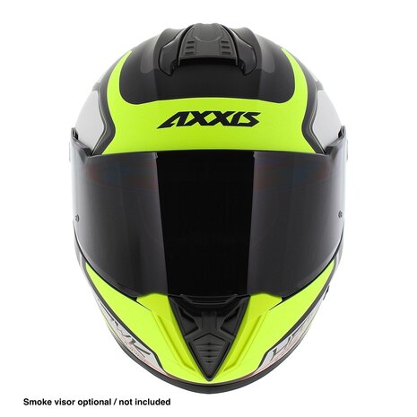 Axxis Hawk SV Integraal helm Judge B3 mat geel zilver zwart