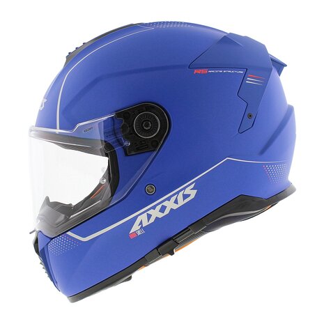 Axxis Hawk SV Integraal helm solid mat blauw