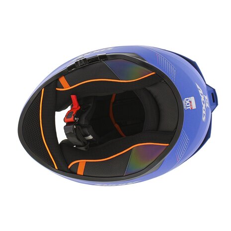 Axxis Hawk SV Integraal helm solid mat blauw
