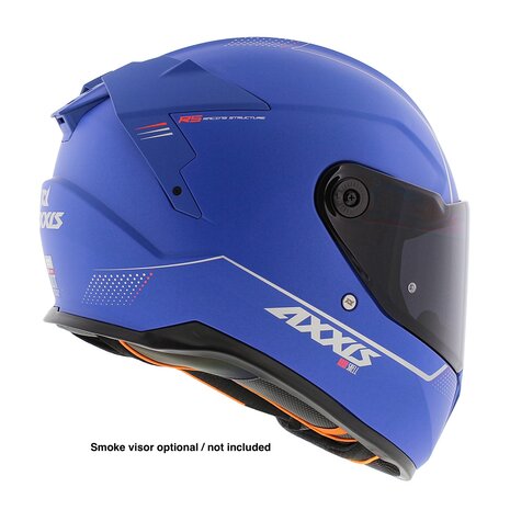 Axxis Hawk SV Integraal helm solid mat blauw