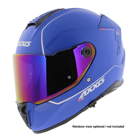Axxis Hawk SV Integraal helm solid mat blauw