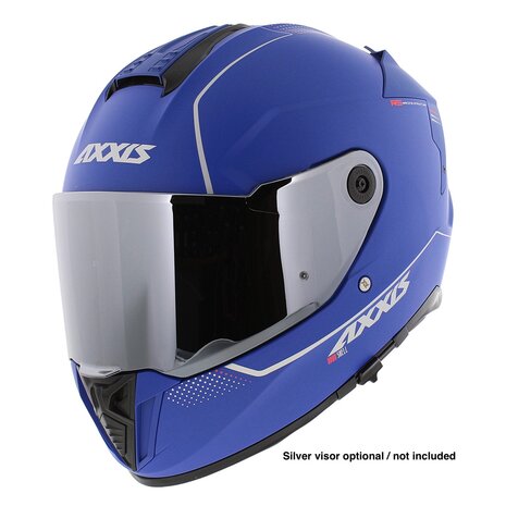 Axxis Hawk SV Integraal helm solid mat blauw