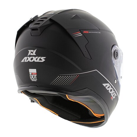 Axxis Hawk SV Integraal helm solid mat zwart