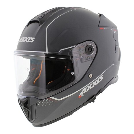 Axxis Hawk SV Integraal helm solid mat titanium