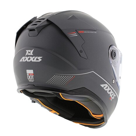 Axxis Hawk SV Integraal helm solid mat titanium