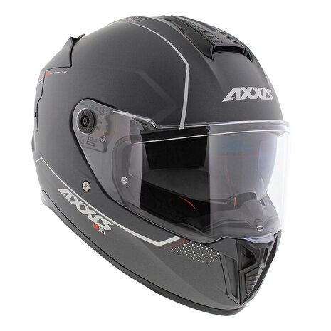 Axxis Hawk SV Integraal helm solid mat titanium