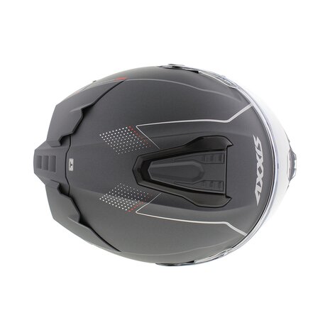 Axxis Hawk SV Integraal helm solid mat titanium