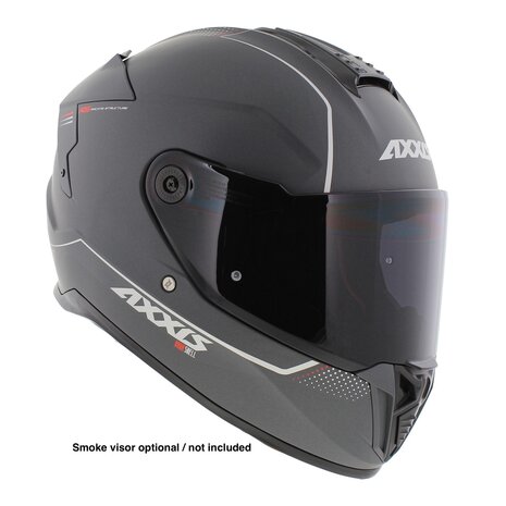 Axxis Hawk SV Integraal helm solid mat titanium