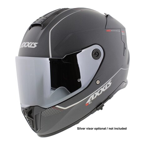 Axxis Hawk SV Integraal helm solid mat titanium