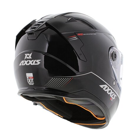 Axxis Hawk SV Integraal helm solid glans zwart