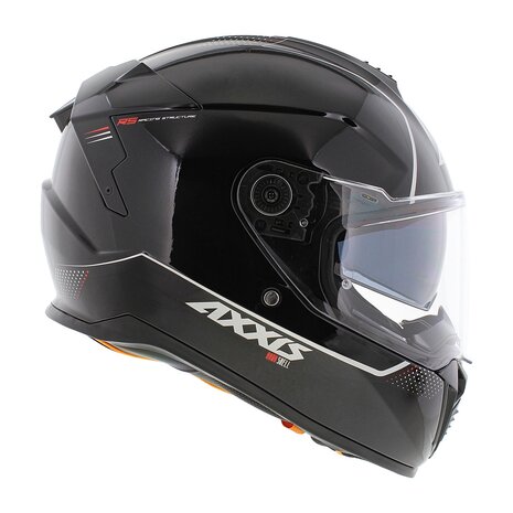 Axxis Hawk SV Integraal helm solid glans zwart
