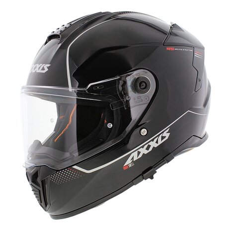 Axxis Hawk SV Integraal helm solid glans zwart