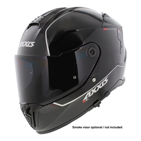 Axxis Hawk SV Integraal helm solid glans zwart