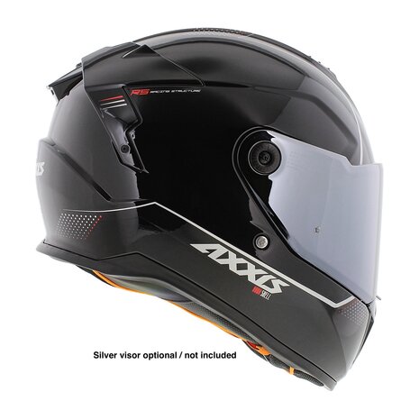Axxis Hawk SV Integraal helm solid glans zwart