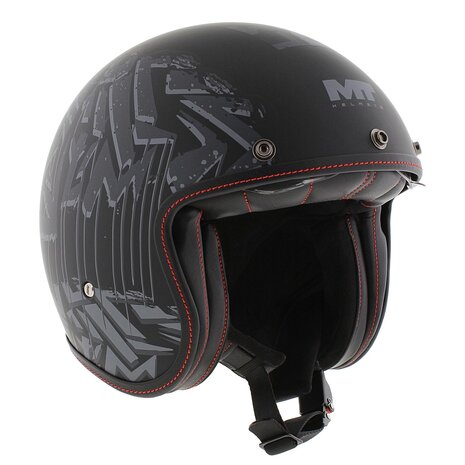 MT Jethelm Le Mans II SV S Dystopic Mat zwart