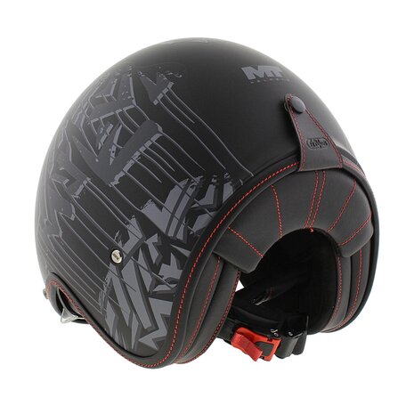 MT Jethelm Le Mans II SV S Dystopic Mat zwart