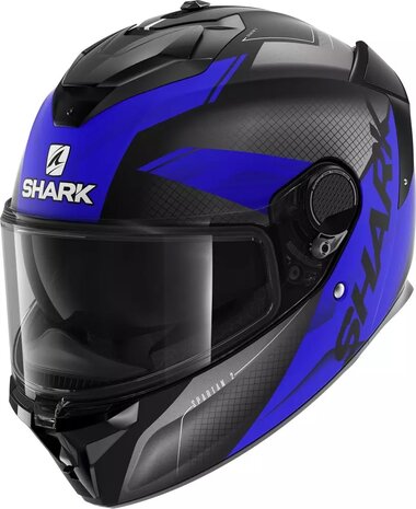Shark Spartan GT Helm Elgen mat zwart blauw - Maat XXL