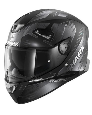 Shark Skwal 2 helm Venger - mat zwart antraciet - Maat XS