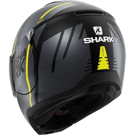 Shark Evojet Helm Vyda mat zwart geel