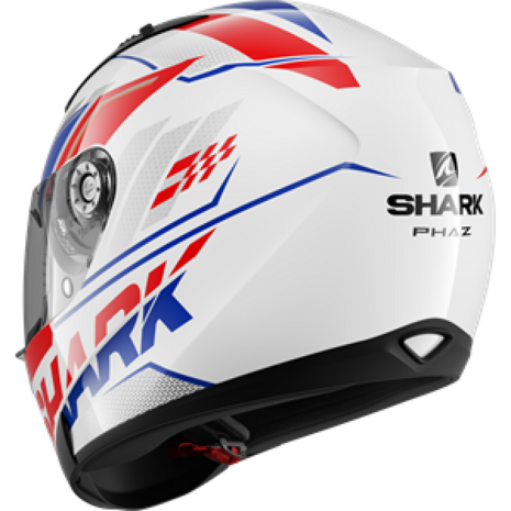 SHARK Ridill 1.2 Integraalhelm Phaz wit blauw rood - Maat XS