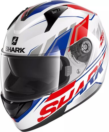 SHARK Ridill 1.2 Integraalhelm Phaz wit blauw rood - Maat XS