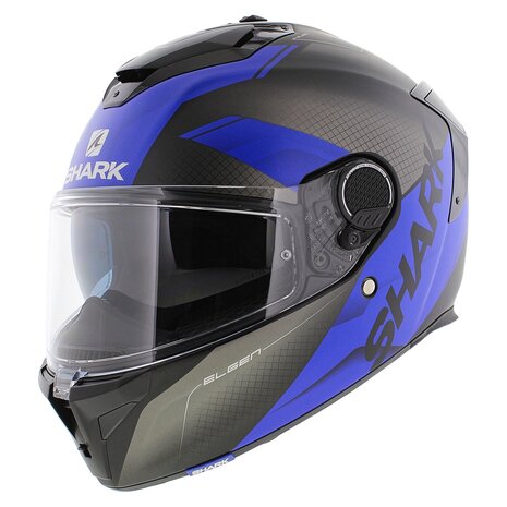 Shark Spartan GT Helm Elgen mat zwart blauw - Maat XXL