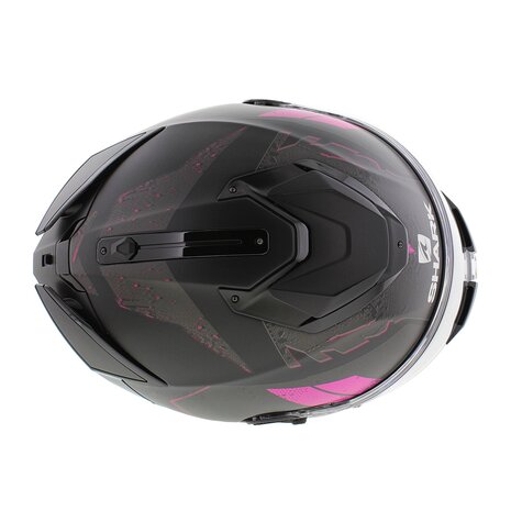 Shark Spartan GT Helm - Ryser mat zwart roze - Motorhelm