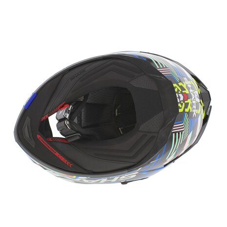 Shark Spartan GT Helm E-Brake - Glans zwart blauw geel - Maat XL