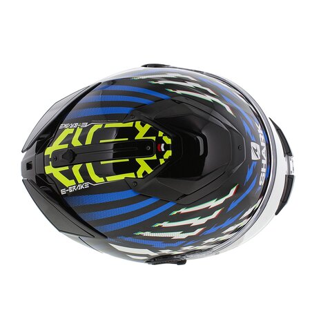 Shark Spartan GT Helm E-Brake - Glans zwart blauw geel
