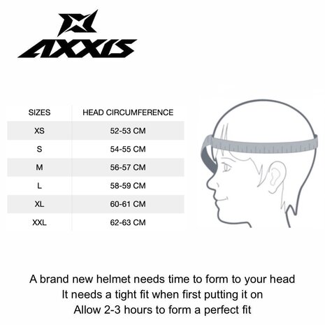 Axxis Hawk SV Integraal helm Spear A6 glans groen wit blauw