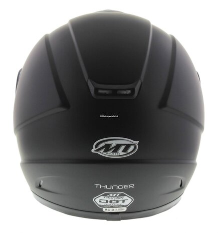 MT kinder integraal helm Thunder II mat zwart