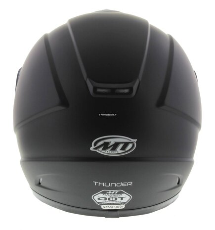 MT kinder integraal helm Thunder II mat zwart