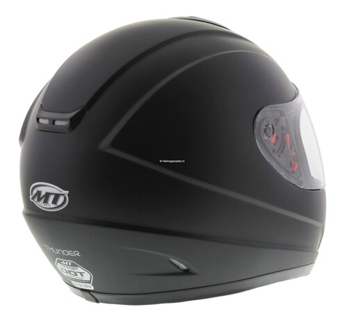 MT kinder integraal helm Thunder II mat zwart