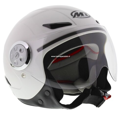 MT kinder retro helm Urban wit