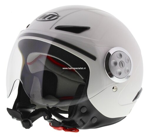 MT kinder retro helm Urban wit
