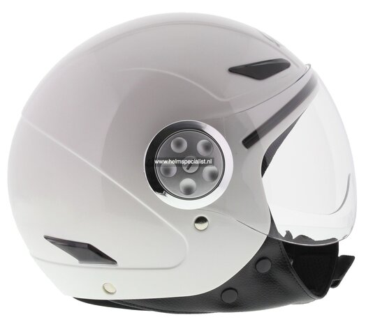 MT kinder retro helm Urban wit