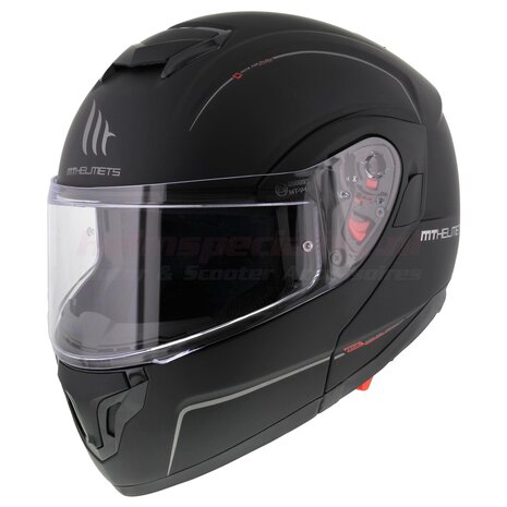 MT Atom SV Systeemhelm Mat Zwart
