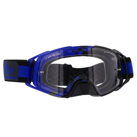 MT MX Performance Crossbril blauw zwart