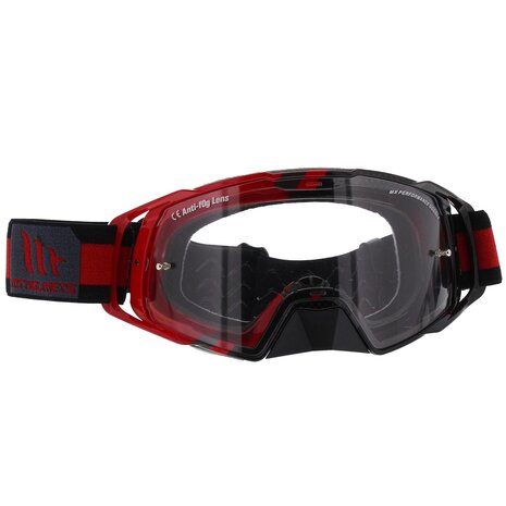 MT MX Performance Crossbril rood zwart