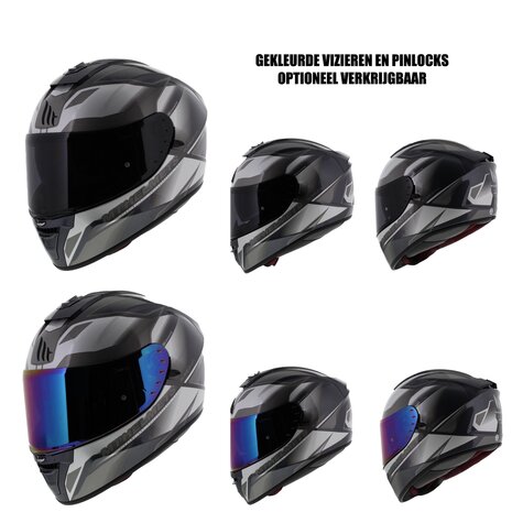 MT Blade II Fugue helm grijs - Maat S