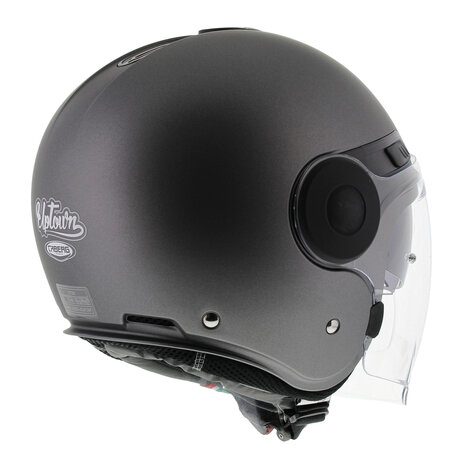 Caberg Jet Uptown mat antraciet - Maat XS - Motorhelm / Scooterhelm