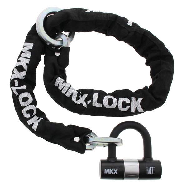 Mammoet forum Lucky MKX-lock kettingslot Loop+U-lock ART4 120cm - Helmspecialist