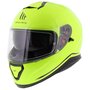 MT Thunder III SV helm fluor geel