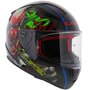 LS2 FF353 Rapid Happy Dreams glans zwart glow