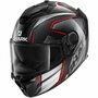 Shark Spartan GT Carbon Kromium zwart chroom rood