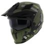 MT Streetfighter SV Skull helm mat groen