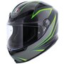 AGV K6 Flash Integraal Helm Zwart Zilver Fluo Geel