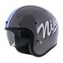 Nikko N500 Jet helm Classic grijs blauw