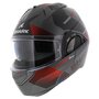 Shark EVO-GT systeemhelm motorhelm Tekline mat antraciet rood zwart
